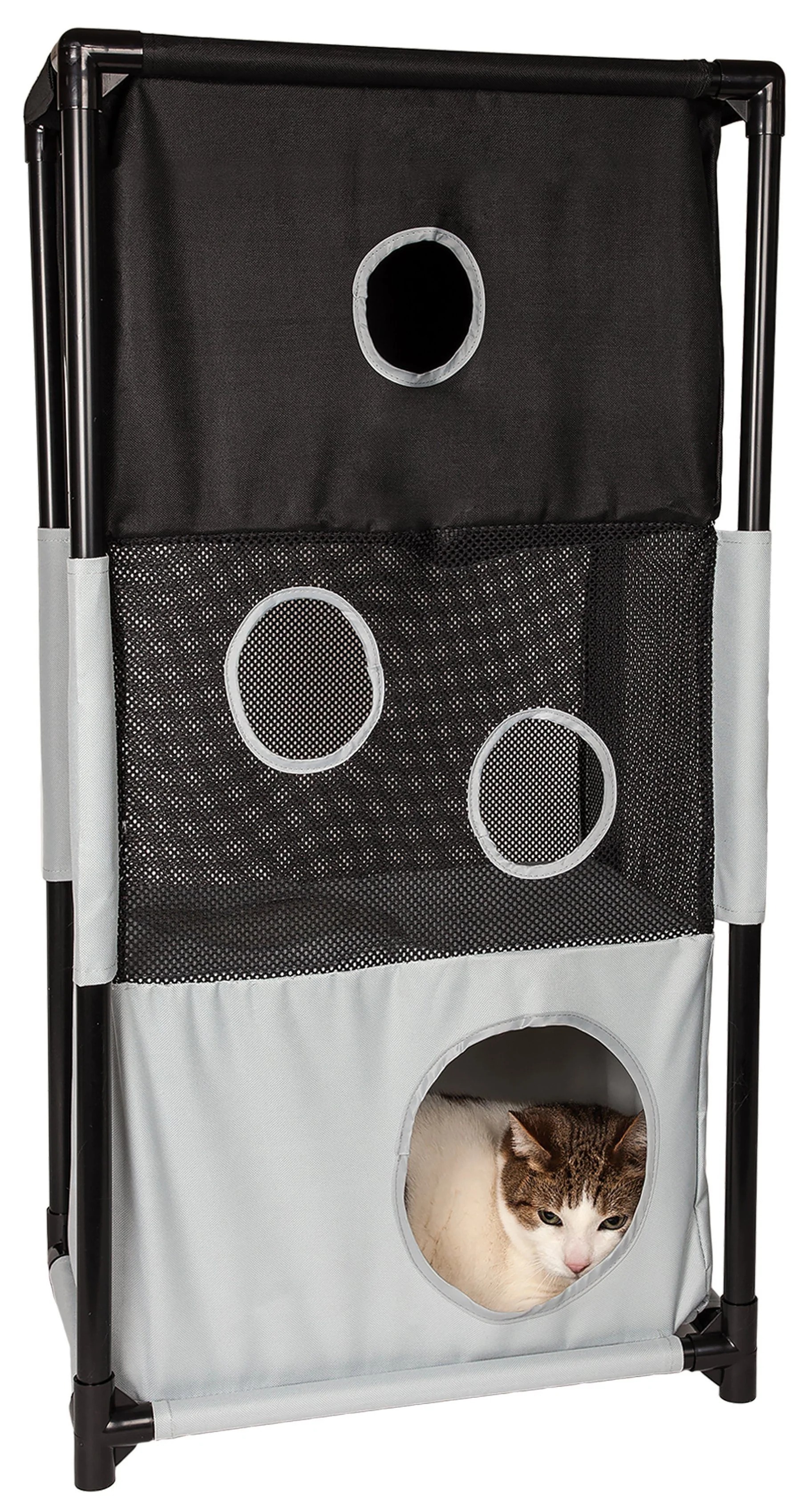 Pet Life Kitty Square Collapsible Cat Tower