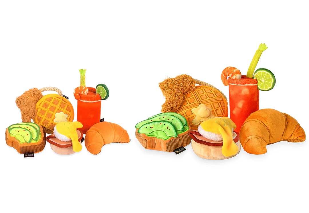 P.L.A.Y. Barking Brunch Plush Set