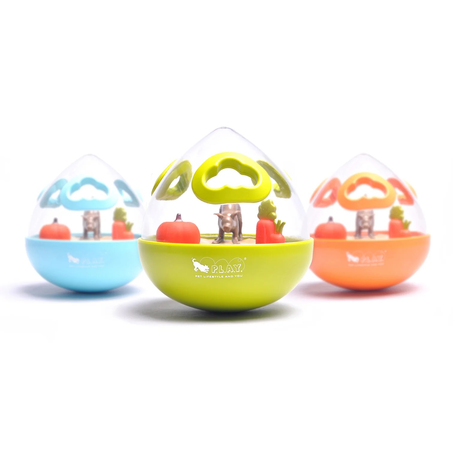P.L.A.Y. Wobble Ball Interactive Treat Dispenser