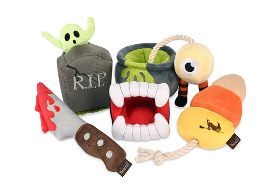 P.L.A.Y. Howling Haunts Halloween Plush Set